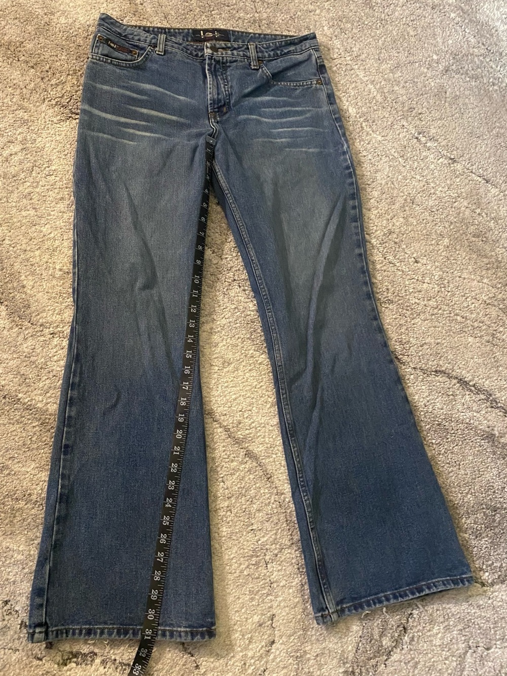 L.E.I. 90’s Y2K Flare Jeans Size 13 - Picture 4 of 6
